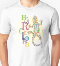 Fashion Barcelona City Lizard Unisex T-Shirt