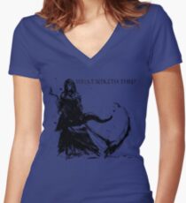 Priscilla Women's Fitted V-Neck T-Shirt