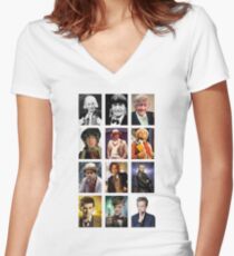 Doctor Women's Fitted V-Neck T-Shirt