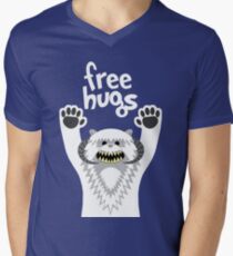 Camiseta para hombre de cuello en v Monster Hugs
