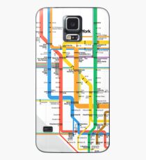 MTA Subway Map iPhone Case Case/Skin for Samsung Galaxy