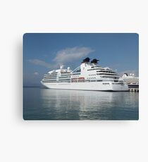 Ship in harbour Canvas Print