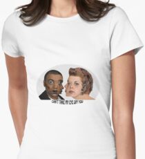 CAN'T TAKE MY EYE OFF YOU Women's Fitted T-Shirt