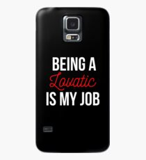 Being a Lovatic is my job -- White Case/Skin for Samsung Galaxy