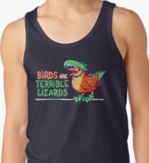 Camiseta de tirantes Los pájaros son lagartos terribles