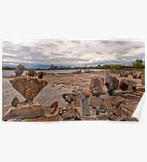 River Sculptures Poster
