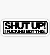 Halt die Schnauze !, Ich Fucking Got This. Sticker