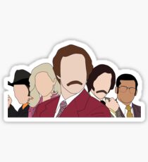 Anchorman faceless Sticker