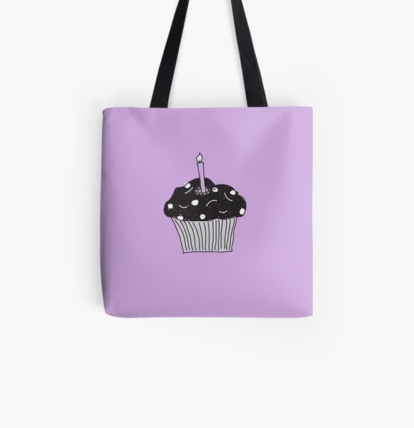 Cupcake All Over Print Tote Bag