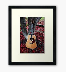 Leaves In The Martin Framed Print