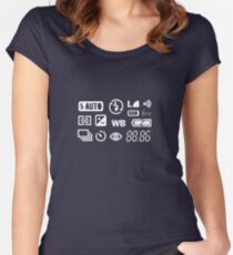 Camera Display Women's Fitted Scoop T-Shirt