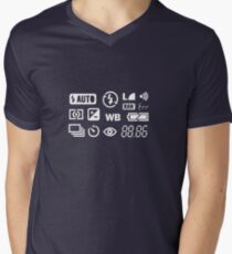 Camera Display Men's V-Neck T-Shirt