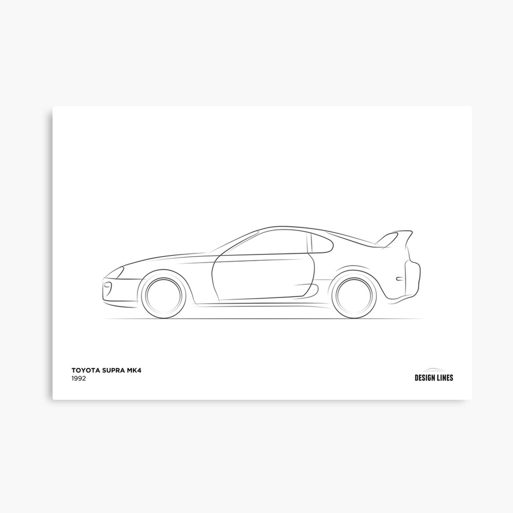 Supra MK4 Outline