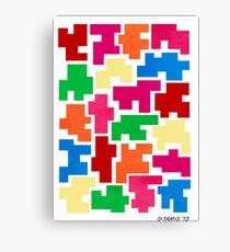 COLORFUL LABYRINTH Canvas Print