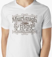 Murtaugh & Riggs Demolition Men's V-Neck T-Shirt