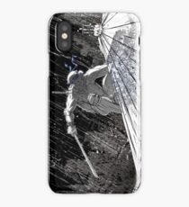 Ninja Turtle Leonardo in the Rain iPhone Case