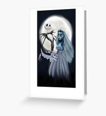 Tim burton mash up Greeting Card