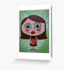 coffee for mum Greeting Card