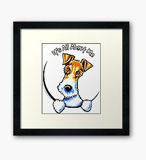 Wire Fox Terrier : Its All About Me Framed Print