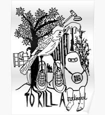 To Kill a Mockingbird (black and white) Poster