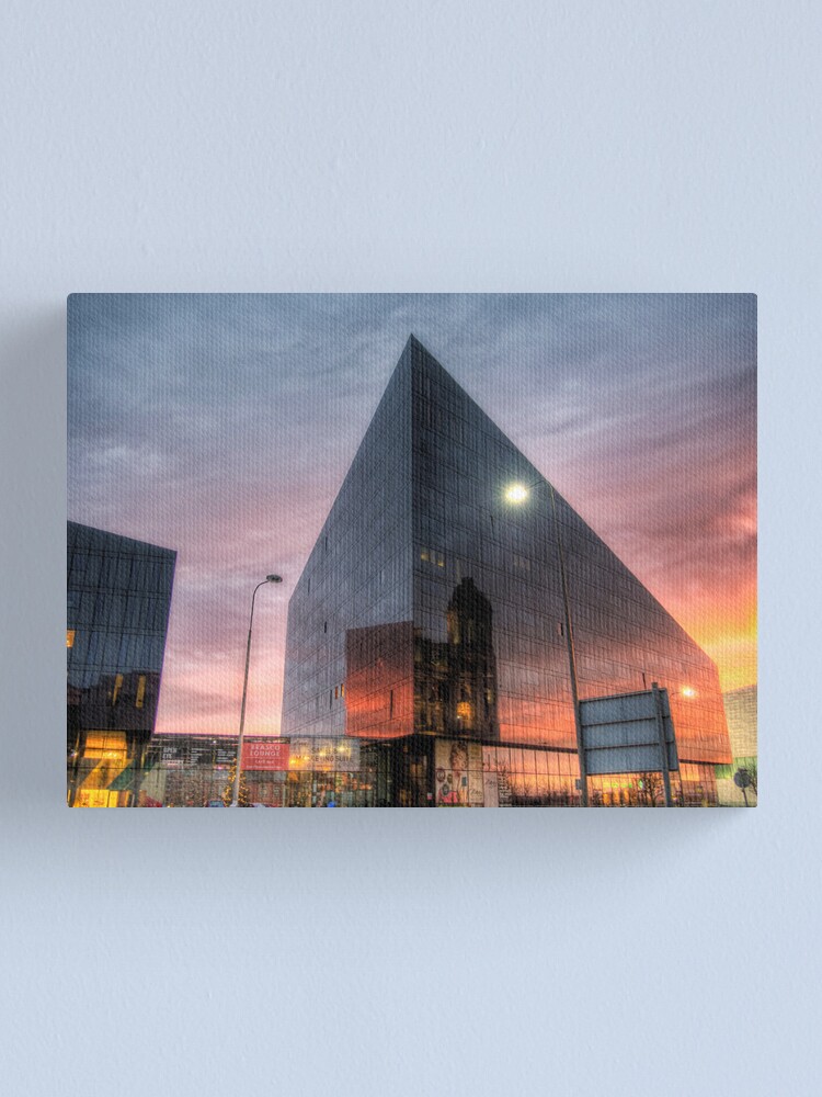 Alternate view of Liverpool Reflection - Man Island Canvas Print