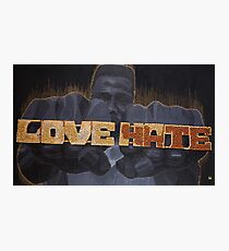 Love/Hate Photographic Print