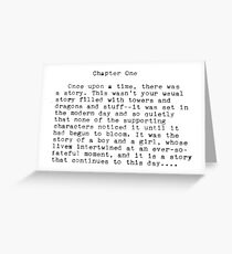 Once Upon a Time - Love Greeting Card