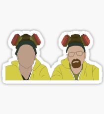 Jesse & Walt, Breaking Bad Faceless Sticker
