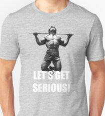 Arnie - Lets Get Serious, workout t shirt Slim Fit T-Shirt