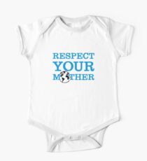 Respect your mother earth Baby Body Kurzarm