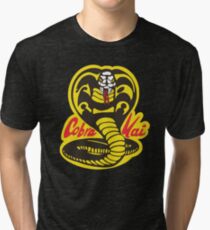 The Karate Kid - Cobra Kai Logo Tri-blend T-Shirt