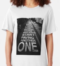 Road Markings Slim Fit T-Shirt