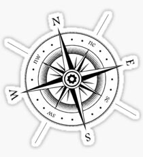 Compass Sticker