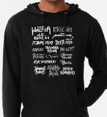 Heavy Metal-style Classical Composers Lightweight Hoodie