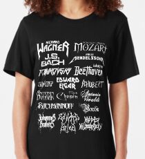 Camiseta ajustada Compositores clásicos de estilo heavy metal