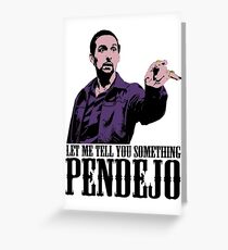 Jesus The Big Lebowski T shirt Let Me Tell You Something Pendejo Color Tshirt Greeting Card