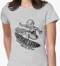 SURFBOARD. Women's Fitted T-Shirt