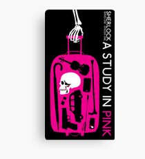 Sherlock - A Study in Pink Episode Poster Canvas Print