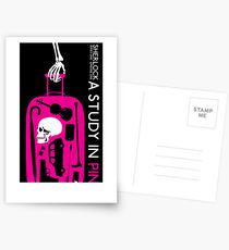 Sherlock - A Study in Pink Episode Poster Postcards