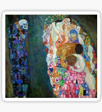 Gustav Klimt - Tod und Leben Sticker