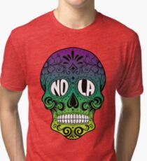NOLA Skull Tri-blend T-Shirt