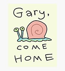 Gary, come home! Photographic Print