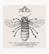 Steampunk - Save the Bees Photographic Print