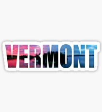Vermont Summer Sunset Sticker