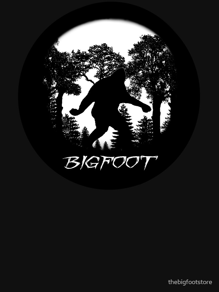 "Bigfoot Silhouette " T-shirt by thebigfootstore | Redbubble