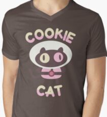 Cookie Cat Men's V-Neck T-Shirt