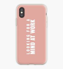 Vinilo o funda para iPhone Buscando una mente en el trabajo
