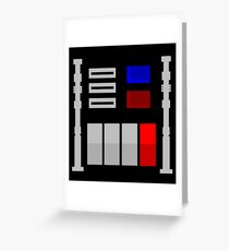 Darth Vader's Chest Panel Greeting Card