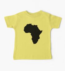 The continent of Africa map of African nation Baby Tee