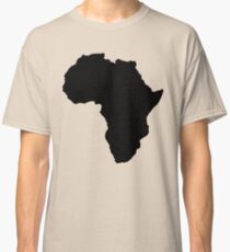 The continent of Africa map of African nation Classic T-Shirt